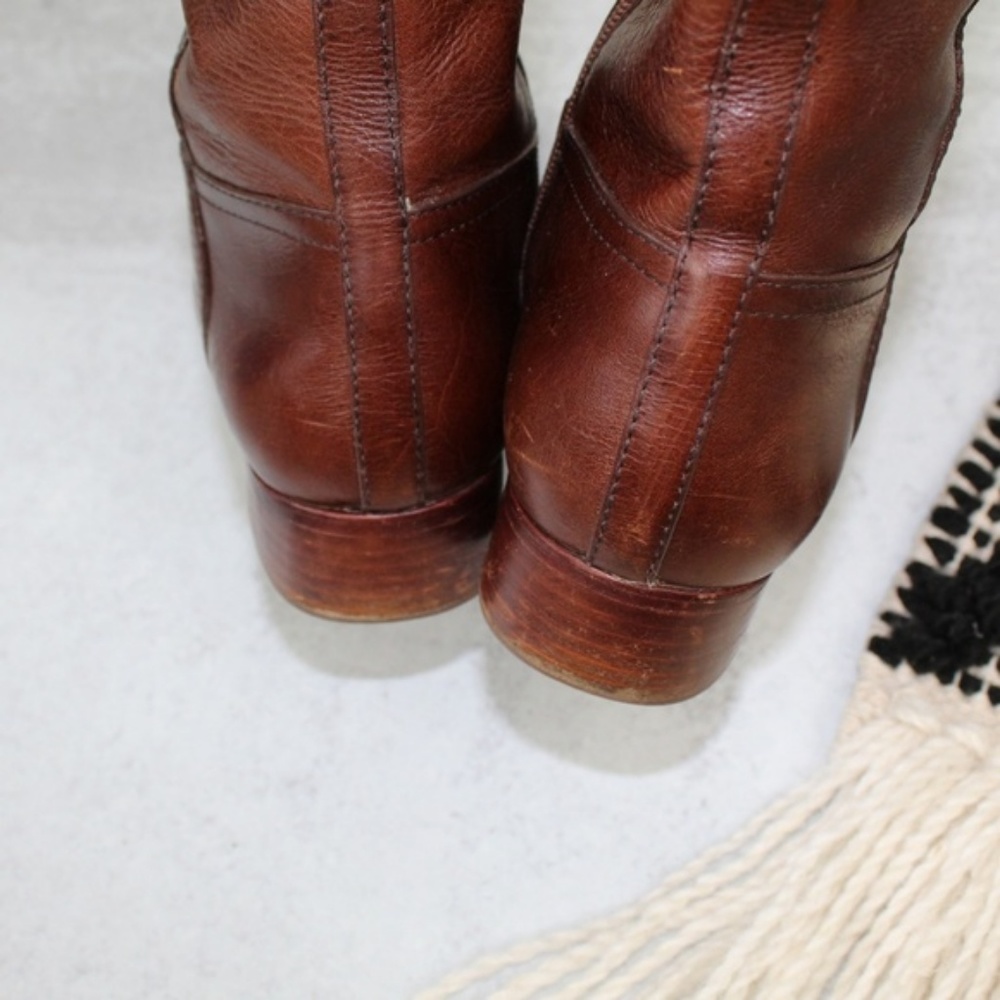 SOLD Tory Burch Brown Leather Riding Boots - Picture 8 of 8